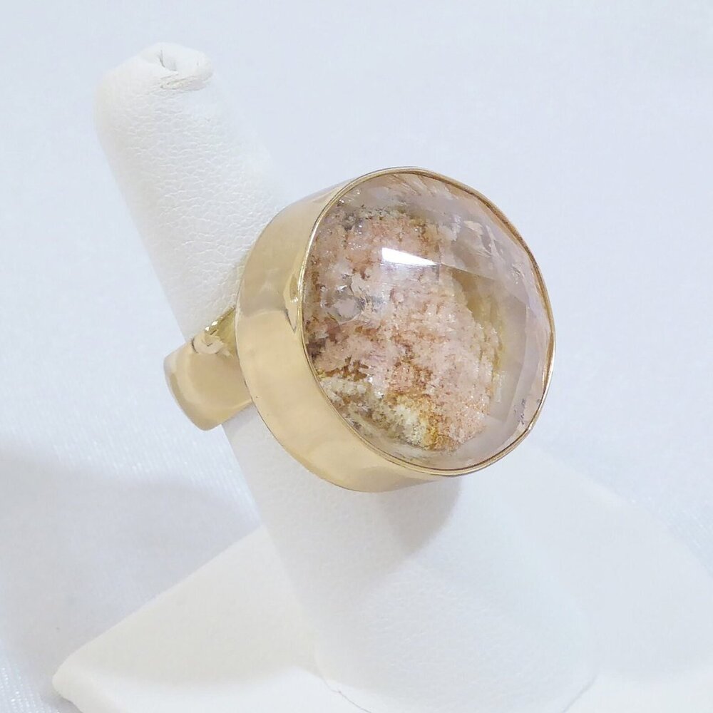 RARE - Charles Albert Lodolite Quartz Ring - vintage - Picture 2 of 8